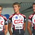 Andy Schleck w�hrend der Mannschaftsvorstellung vor der 2. Etappe der Tour de l'Avenir 2005